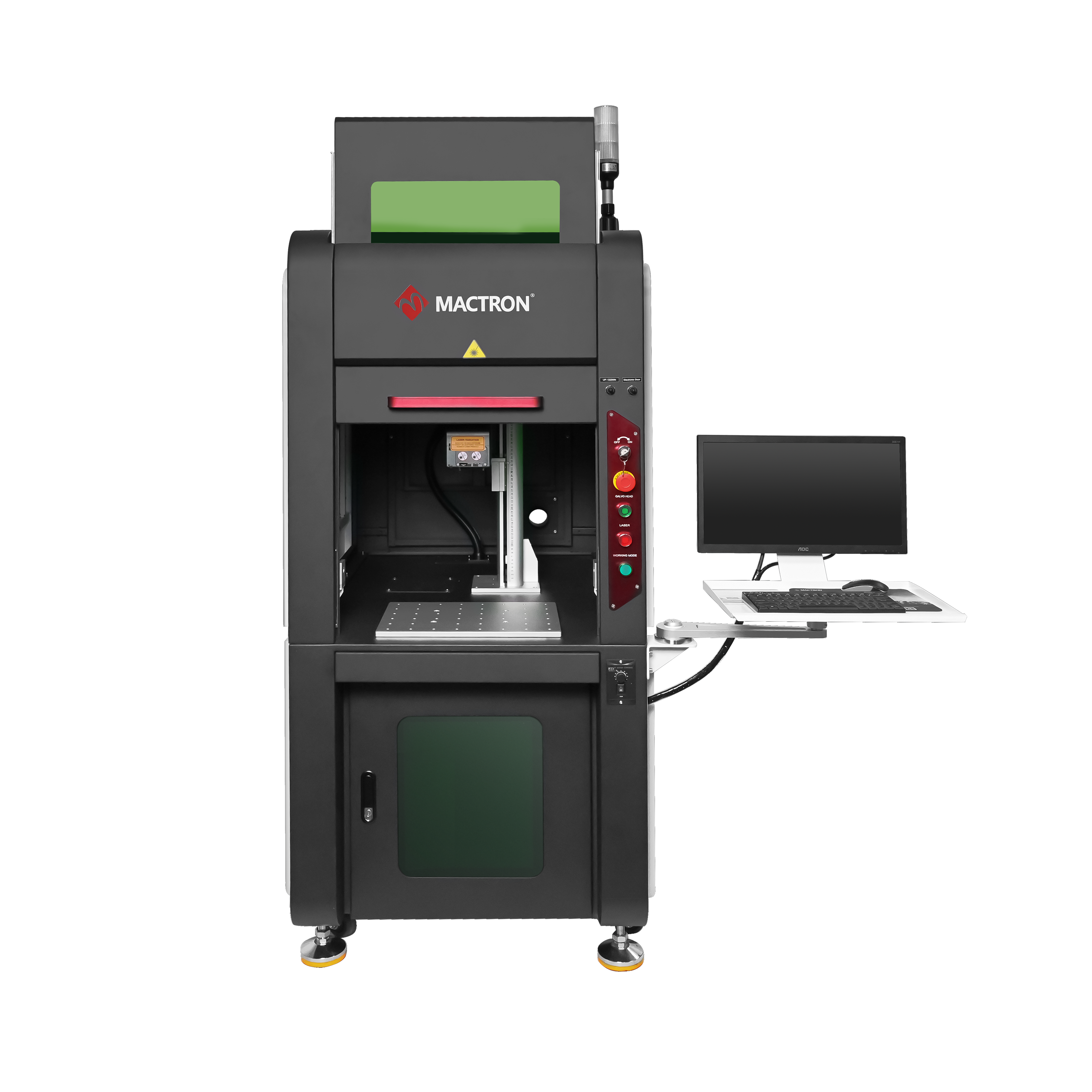 3D-Lasergravurmaschine mit Sicherheitsabdeckung